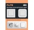 Рамка IEK FLITE 1-местная РУ-1-К-ФлО оливковый FI-M12-32-20-K26 5