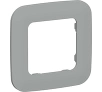 Рамка IEK FLITE 1-местная РУ-1-А-ФлС серый FI-M12-31-20-K03