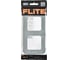 Рамка IEK FLITE 2-местная РУ-2-А-ФлС серый FI-M22-31-20-K03 2