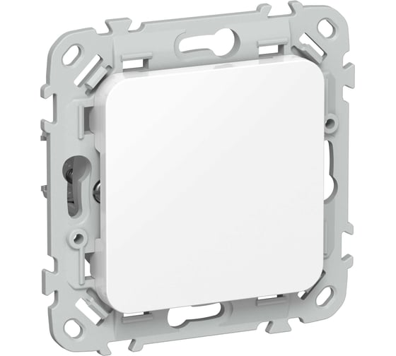 Заглушка с суппортом IEK FLITE ЗГ-ФлБ белый FI-PL10-K01