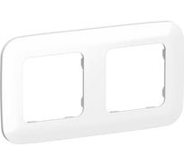 Рамка IEK FLITE 2-местная РУ-2-А-ФлБ белый FI-M22-31-20-K01