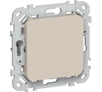 Заглушка с суппортом IEK FLITE ЗГ-ФлЛ льняной FI-PL10-K88