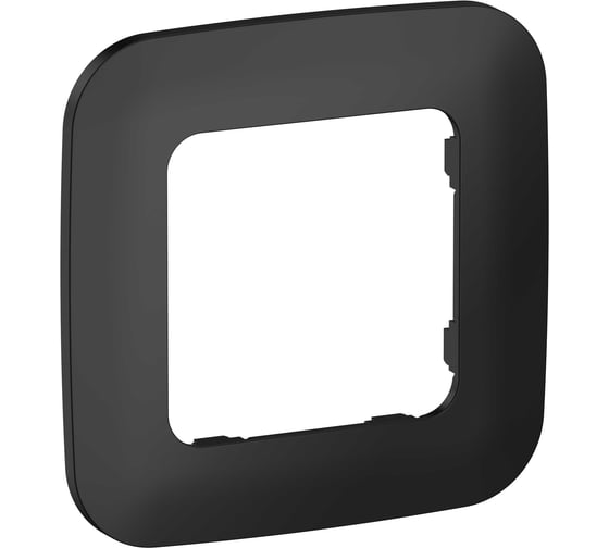 Рамка IEK FLITE 1-местная РУ-1-А-ФлЧ черный FI-M12-31-20-K02