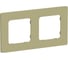 Рамка IEK FLITE 2-местная РУ-2-К-ФлО оливковый FI-M22-32-20-K26 1