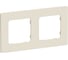 Рамка IEK FLITE 2-местная РУ-2-К-ФлСл сливочный FI-M22-32-20-K86 1
