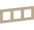 Рамка IEK FLITE 3-местная РУ-3-К-ФлХ хаки FI-M32-32-20-K59 1
