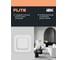 Рамка IEK FLITE 3-местная РУ-3-К-ФлЧ черный FI-M32-32-20-K02 7