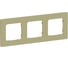 Рамка IEK FLITE 3-местная РУ-3-К-ФлО оливковый FI-M32-32-20-K26 1