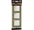 Рамка IEK FLITE 3-местная РУ-3-К-ФлО оливковый FI-M32-32-20-K26 2