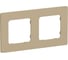 Рамка IEK FLITE 2-местная РУ-2-К-ФлХ хаки FI-M22-32-20-K59 1