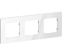 Рамка IEK FLITE 3-местная РУ-3-К-ФлБ белый FI-M32-32-20-K01