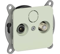 Розетка IEK FLITE 2-местная TV+SAT экранированная оконечная РТВс-2-1-1-ФлП панг FI-AF23-O-K92