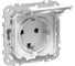 Розетка IEK FLITE с з/к/ш крышка б/к 16А IP44 РСшкр11-1-44-ФлБ белый FI-R16-16-1-44-K01 1