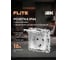 Розетка IEK FLITE с з/к/ш крышка б/к 16А IP44 РСшкр11-1-44-ФлБ белый FI-R16-16-1-44-K01 2