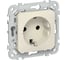 Розетка IEK FLITE с з/к без з/ш б/к 16А РС11-1-ФлСл сливочный FI-R11-16-1-K86 1