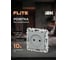 Розетка IEK FLITE без з/к/ш б/к 10А РС01-1-ФлС серый FI-R10-10-1-K03 2