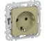 Розетка IEK FLITE с з/к/ш б/к 16А РСш11-1-ФлО оливковый FI-R14-16-1-K26 1