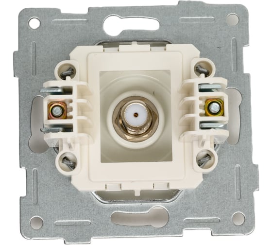 Механизм антенной розетки GUSI ELECTRIC одинарной, СУ, жемчуг С11А1-028