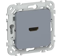 Розетка HDMI IEK FLITE РШДМА-ФлМ маренго FI-H10-K35