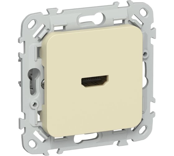 Розетка HDMI IEK FLITE РШДМА-ФлН навахо FI-H10-K87