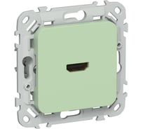 Розетка HDMI IEK FLITE РШДМА-ФлФ фисташковый FI-H10-K93