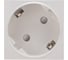 Розетка электрическая REXANT 45x45, CEE 7/4, 2K+3, 16A, белая 11-8977 2