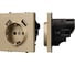 Розетка Arlight ARL NOBE заземляющий контакт, со шторками с USB тип А+А софт-тач золотой песок SCT-MUAA-SFPL 1шт 054290(1) 2