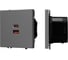 Розетка USB Arlight ARL NOBE тип А+С+С софт-тач серый базальт SCT-MUACC-SFPL-FC-GR 1шт 061837(1) 2