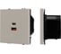 Розетка USB Arlight ARL NOBE тип А+С+С софт-тач кашемир SCT-MUACC-SFPL-FC-CA 1шт 061835(1) 2