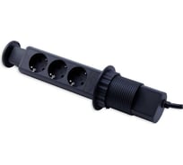 Блок розеток DORI 3+USB-A+USB-C, выдвижной вертикальный 51705