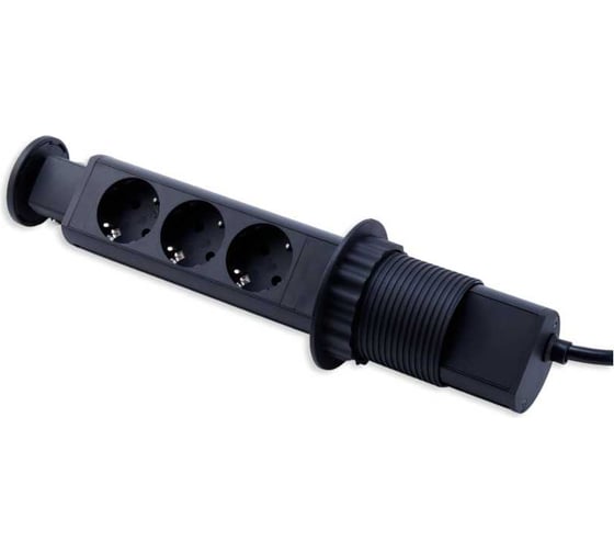 Блок розеток DORI 3+USB-A+USB-C, выдвижной вертикальный 51705