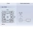 Механизм TV розетки оконечной экранированной Ambrella VOLT 5-1000 MHz 3dB VM199 5