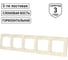 5-постовая рамка TDM ELECTRIC горизонтальная, слоновая кость Таймыр SQ1814-0133 2