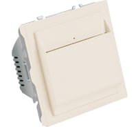 Выключатель карточный (механизм) STEKKER 250В, 40А, серия Эмили, RSW40-5114-08, кашемир, soft touch, 50702