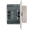Выключатель диммирующий (механизм) STEKKER 250В, 1200W, серия Мия, RSW10-3106-08, пудровый жемчуг, 50567 5