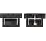 Розеточный блок черный FABRIKA MVK G4702-2AC 7