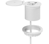Розеточный блок белый FABRIKA MVK G5101E-2AC1N1Q-W