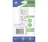 Розетка General Lighting Systems Альфа 4-х местная горизонтальная 2П+3 открытой установки IP20 16A белая 477013 4