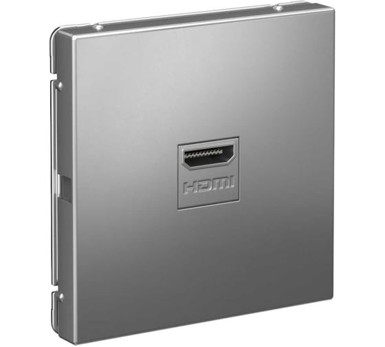 Розетка HDMI Systeme Electric ARTGALLERY механизм, сталь GAL000980