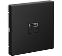 Розетка HDMI Systeme Electric ARTGALLERY механизм, карбон GAL001080