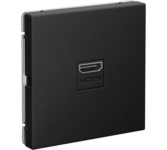 Розетка HDMI Systeme Electric ARTGALLERY механизм, карбон GAL001080