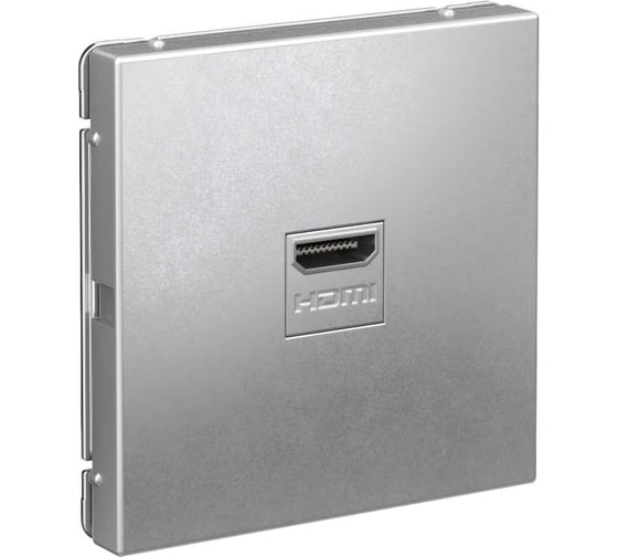 Розетка HDMI Systeme Electric ARTGALLERY механизм, алюминий GAL000380