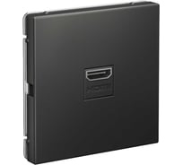 Розетка HDMI Systeme Electric ARTGALLERY механизм, базальт GAL001480