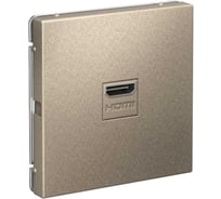Розетка HDMI Systeme Electric ARTGALLERY механизм, шампань GAL000580