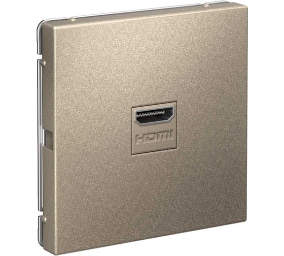 Розетка HDMI Systeme Electric ARTGALLERY механизм, шампань GAL000580