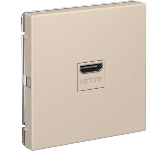 Розетка HDMI Systeme Electric ARTGALLERY механизм, песочный GAL001280