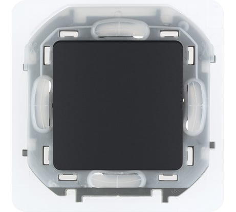 Переключатель Legrand одноклавишный IP44 Inspiria 10А 250В безвинтовые зажимы антрацит 673673