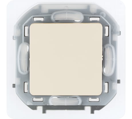 Переключатель Legrand одноклавишный IP44 Legrand Inspiria 10А 250В безвинтовые зажимы слоновая кость 673671