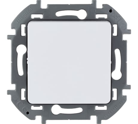 Переключатель Legrand перекрёстный одноклавишный Legrand Inspiria 10А 250В винтовые зажимы белый 673680