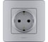 Розетка Legrand с заземлением Legrand Inspiria без шторок 16А 250В винтовые зажимы алюминий 673722 4